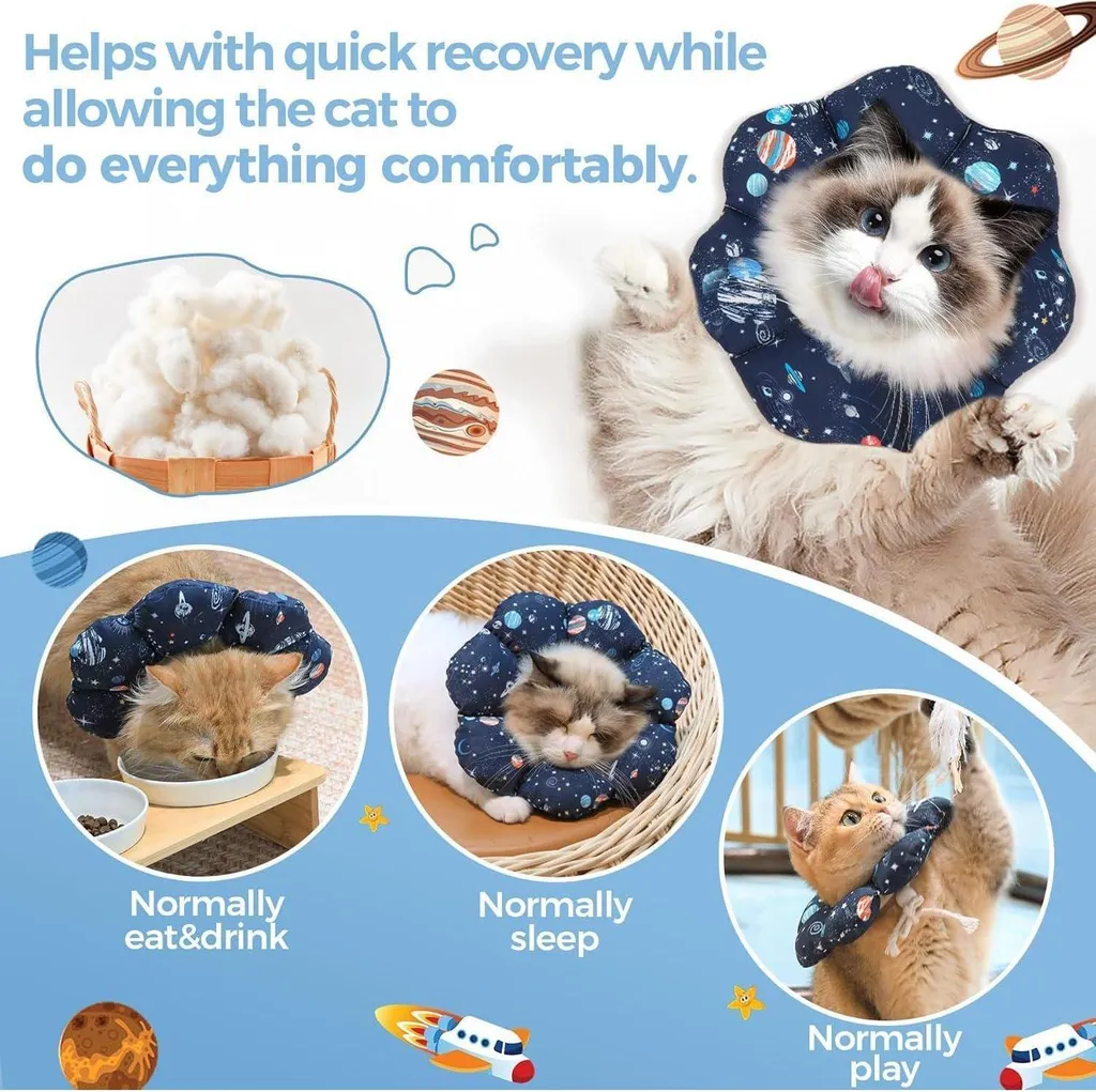 Petit collier chat ultra doux et ajustable - Confort S 14-22,8 cm