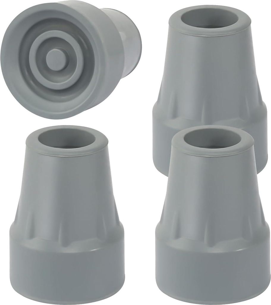 Gummifüße für Stühle - 4er Pack - 19 mm - Gummipuffer für Stühle - Rutschfeste Gummikappen - Schutzkappen für Gehstöcke - Gummikappen für ...