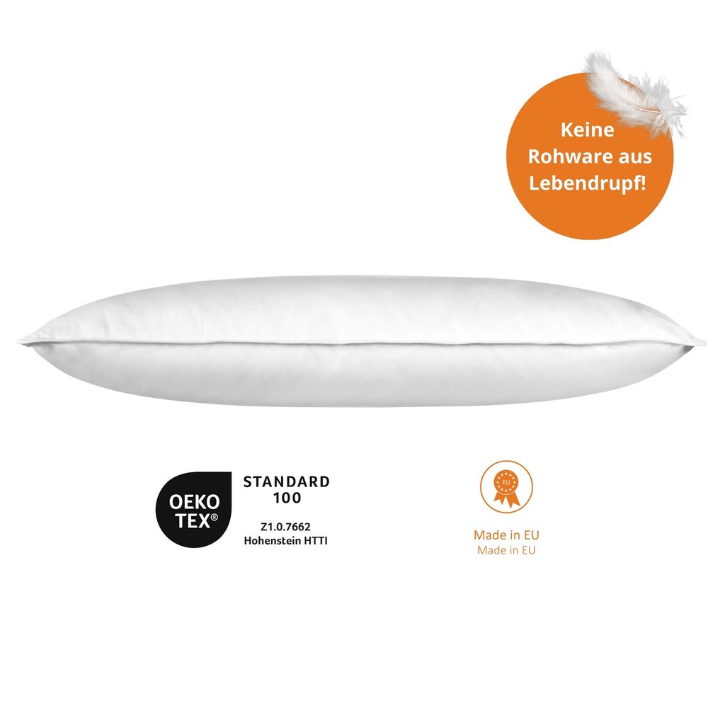 sleepling – Kopfkissen, 40 x 60 cm, Federkissen, Produktbild 3