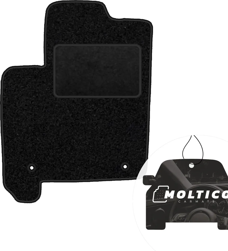 Tappetino Conducente Opel Meriva A 2004-2010 | Velours Nero moto-MOLTICO
