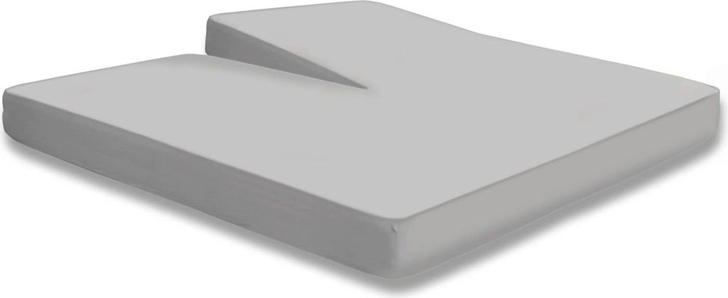 Split Topper Spannbettlaken silber 180x200 - 200x200 cm Produktbild 
