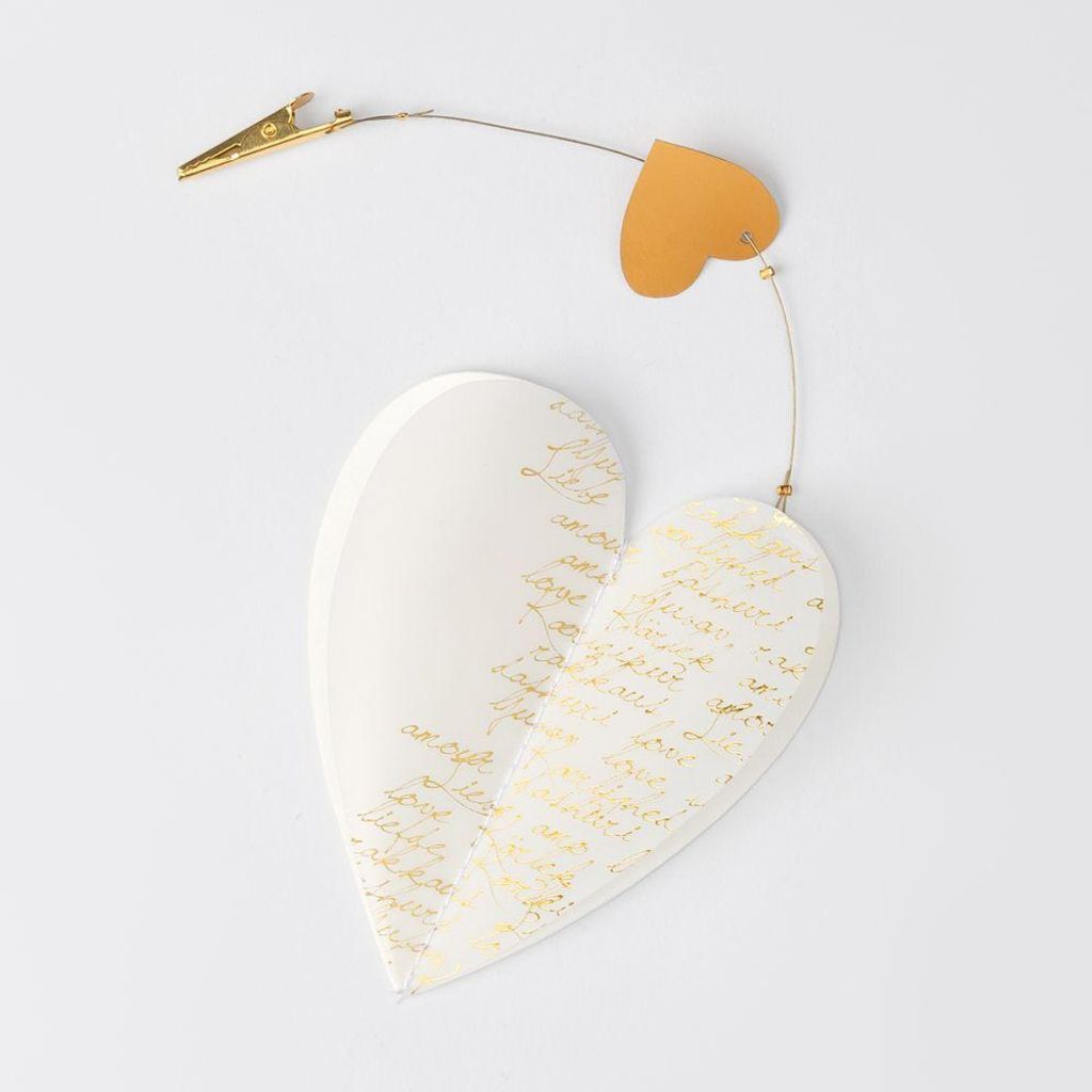 Räder Herzclip Liebe Mehrsprachig 9,5x7,8cm