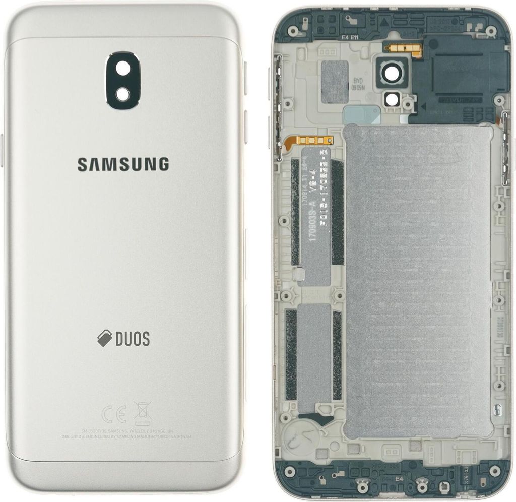 Gehäuse Rückseite für Samsung Galaxy J3 2017 (SM-J330F), Gold