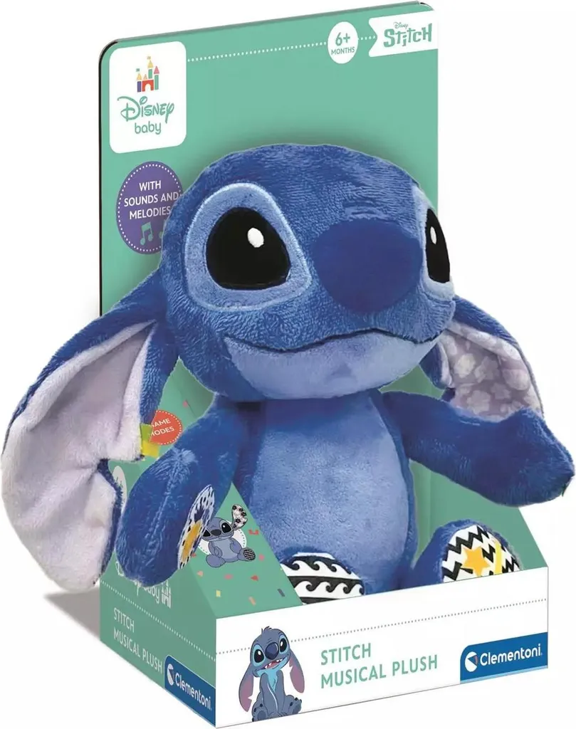 Stitch Peluche Interactive Disney Baby Clementoni Effets Sonores Doux - 6