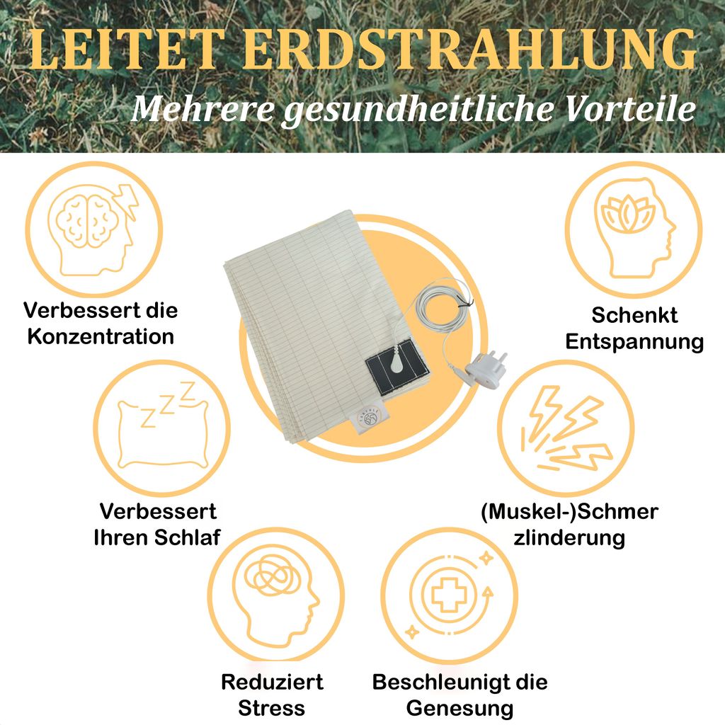 Earthle Earthing Sheet - Erdungstuch - Erdungslaken- Erdung Produktbild 7