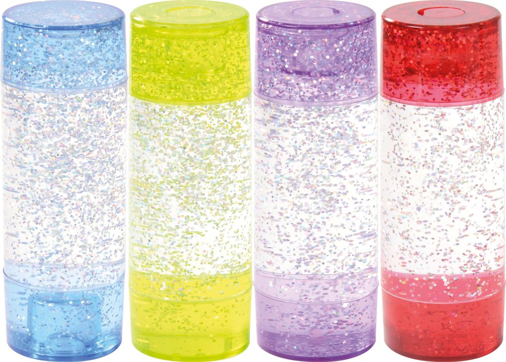 EDUPLAY 120533 Glitterröhre, Ø 5 x 14,7 cm, Kunststoff (Farbe zufällig, 1 Stück)