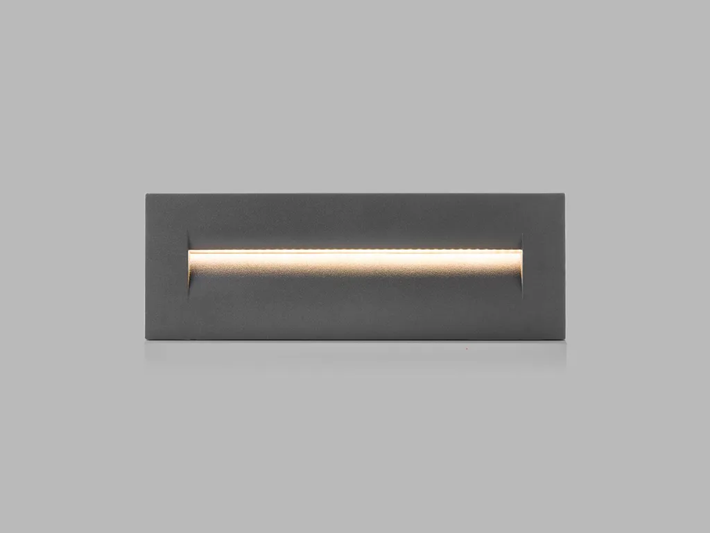 Balisage sécurisé LED extérieur STEP IN L Anthracite 8,5W Dimmable