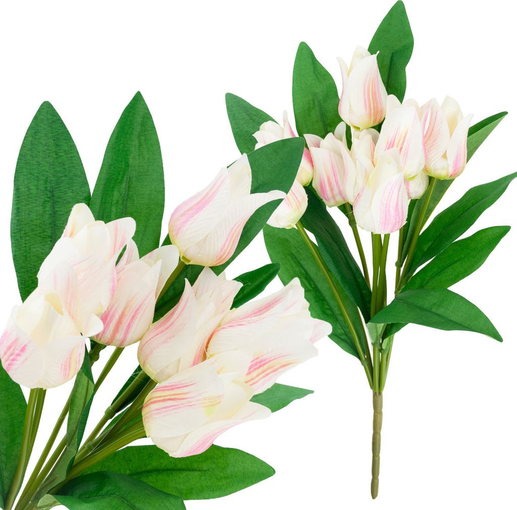 Grosser Blumenbunnenstrauss X9 Rosa Kunstblumen Blumenbunnenstrauss Kunstpflanzen