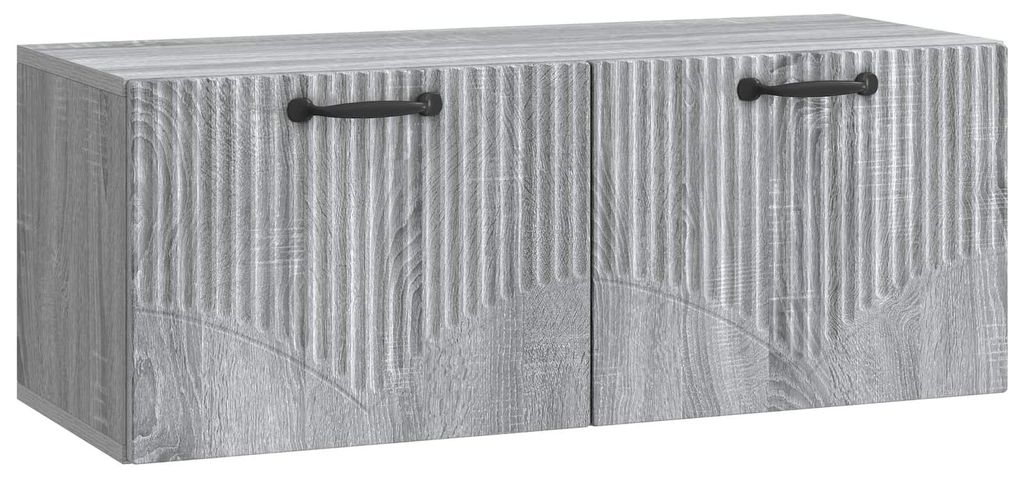 Wandmontierter TV-Schrank Graues Sonoma 78,5 x 31 x 30 cm