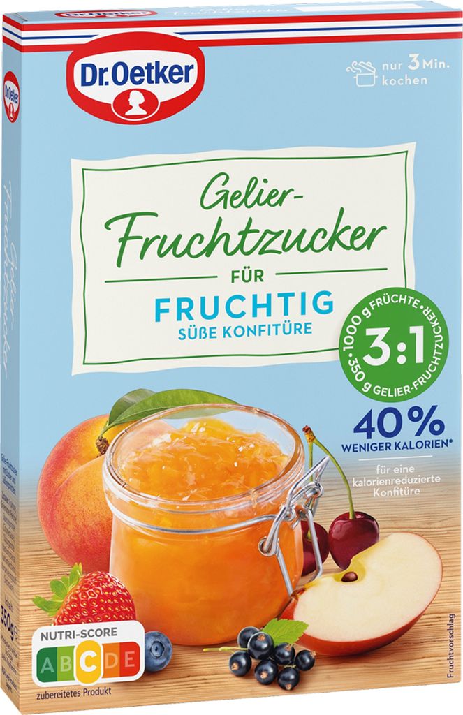 Oetker Gelier diététique fructose 0,35 Kg Image du produit 