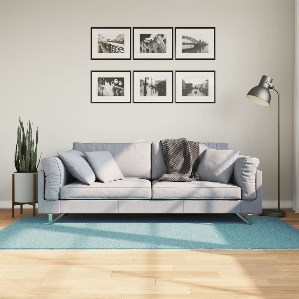 "im Angebot" Teppich OVIEDO Kurzflor Grün 100x200 cm - Designerteppiche CC17238