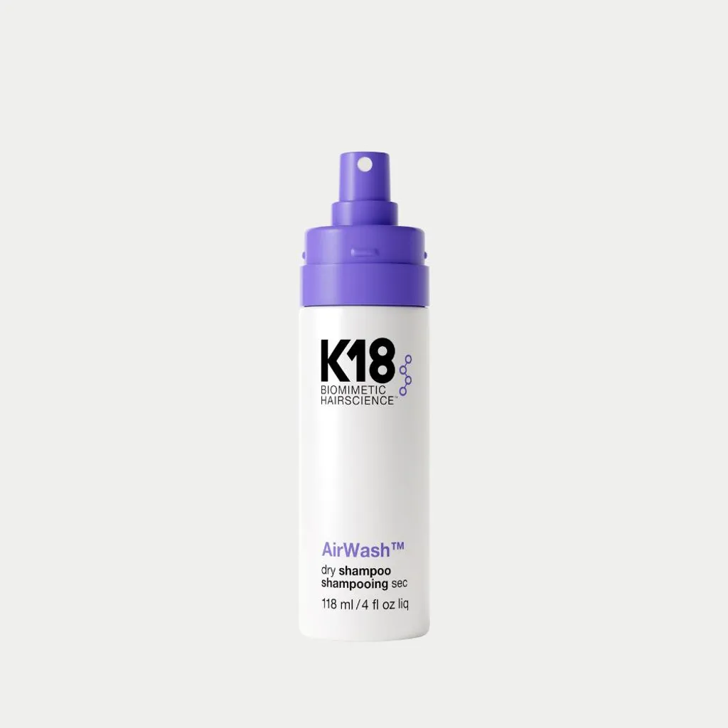 Shampooing Sec K18 Airwash 118ml pour Espacer les Lavages et Purifier