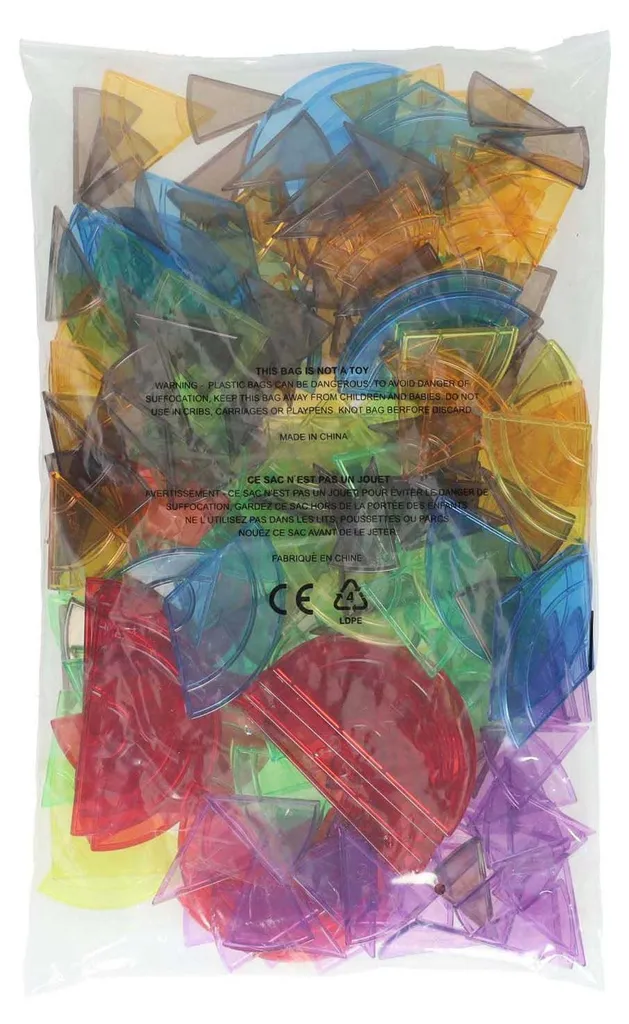 Comprendre enfin les fractions - Kit de 228 cercles transparents