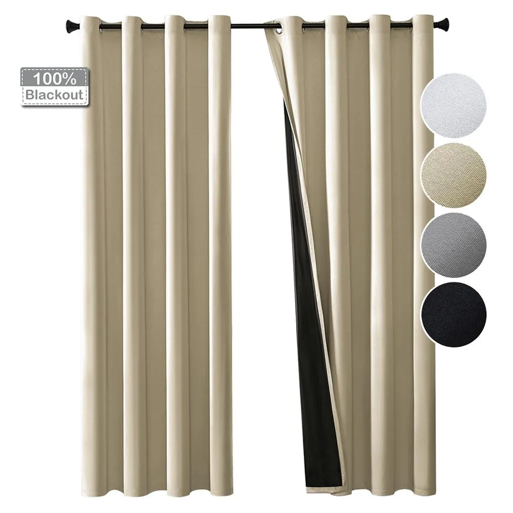 Tende Moderne Soggiorno Beige: Oscuramento 100% e Design Minimal
