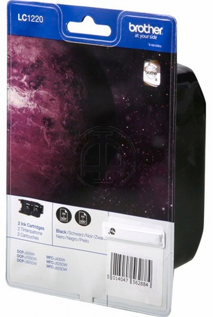 Brother LC1220BK Doppelpack – 2er-Pack Produktbild 
