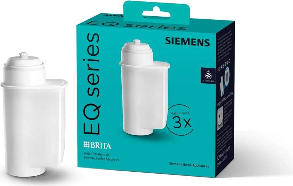 SIEMENS TZ70033 Wasserfilter 3er-Pack Brita Intenza Filterpatrone für alle EQ NEU