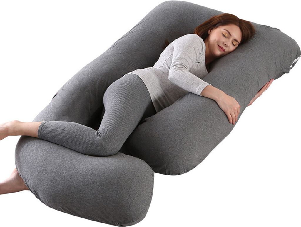Coussin de grossesse, en forme de J, pour tout le corps, Image du produit 