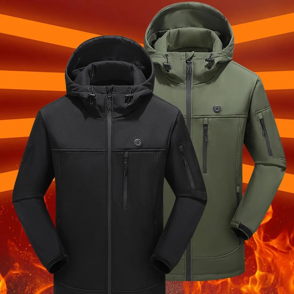 Veste thermique USB avec 3 niveaux de chauffe vêtement souple de marche