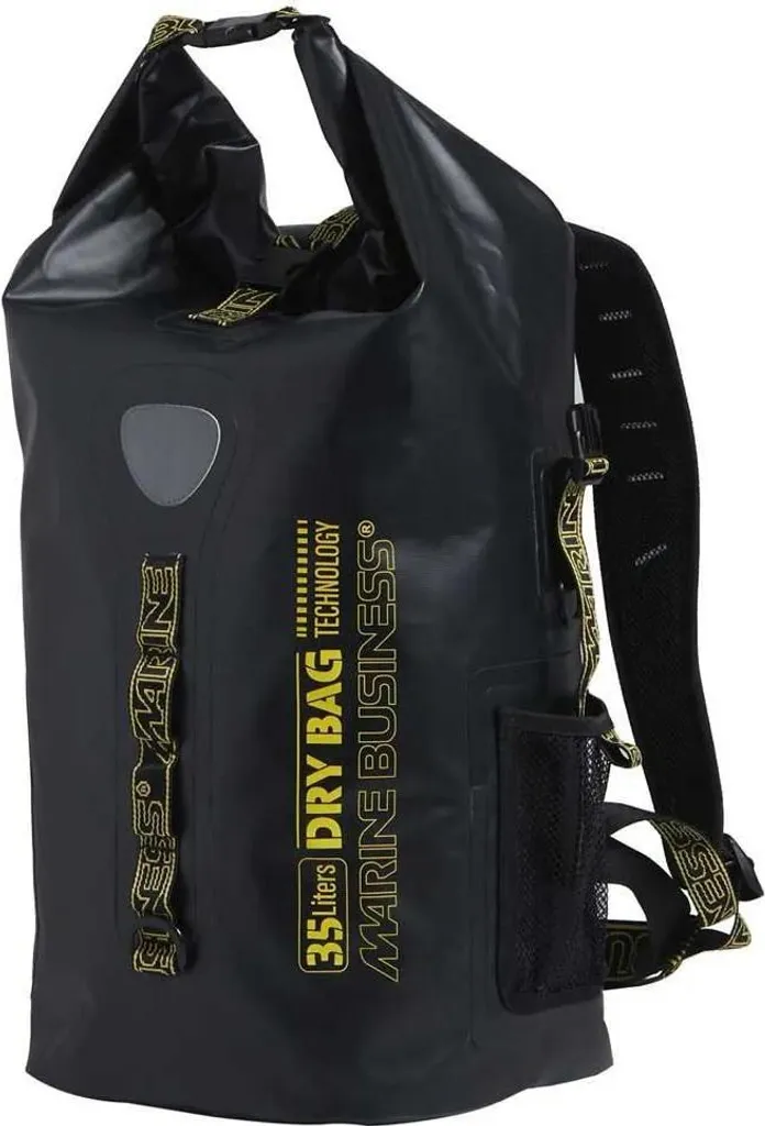 Sac Étanche Thalassa 35L en PVC Noir Haute Résistance Marine Business