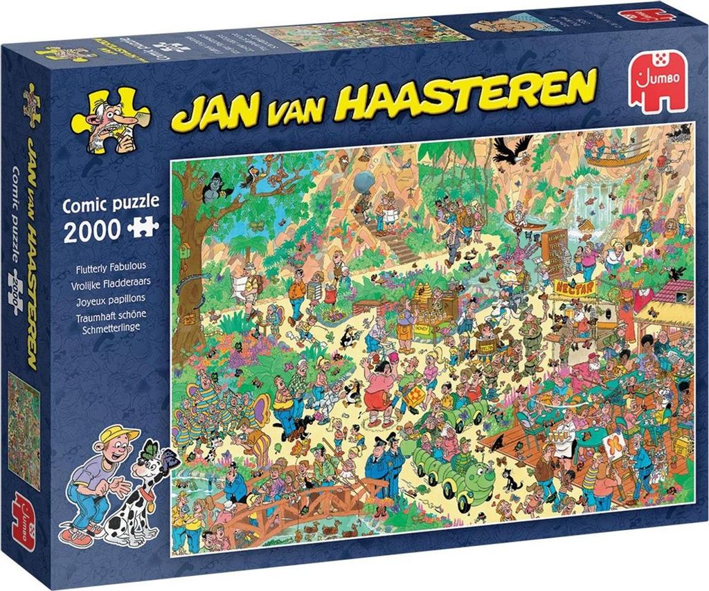Jan van Haasteren - Flutterly Fabulous - Puzzle 2000 Teile Produktbild 