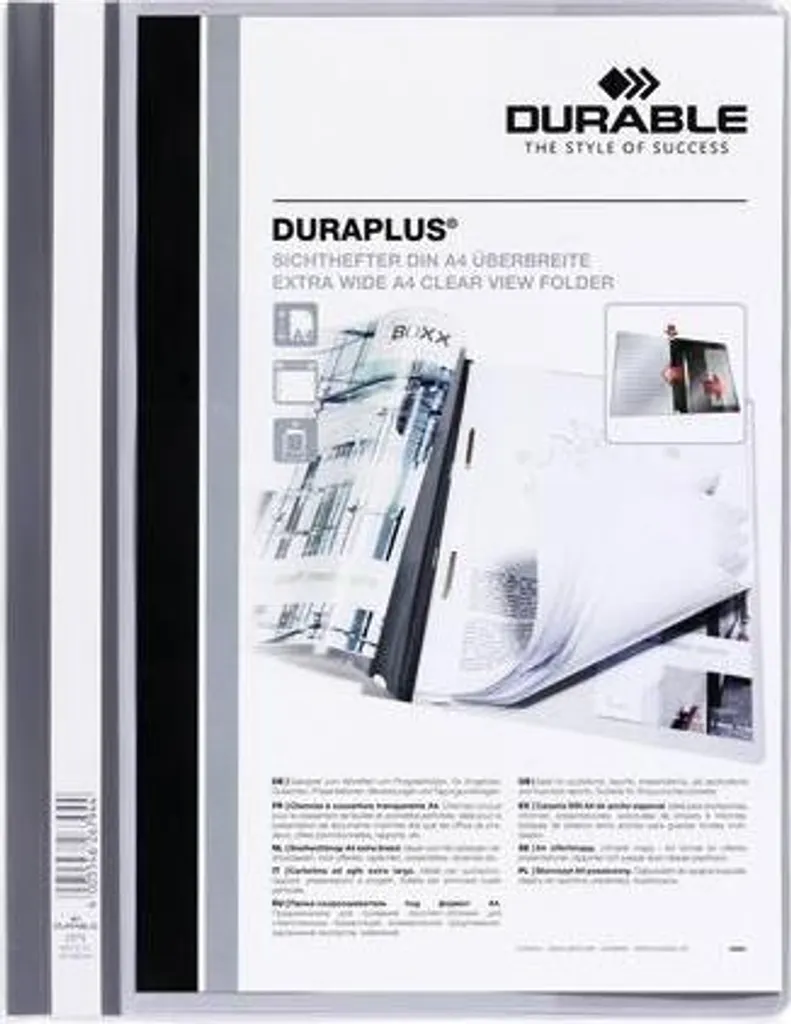 Dossiers de présentation DURAPLUS A4+ pour rapports et devis clients