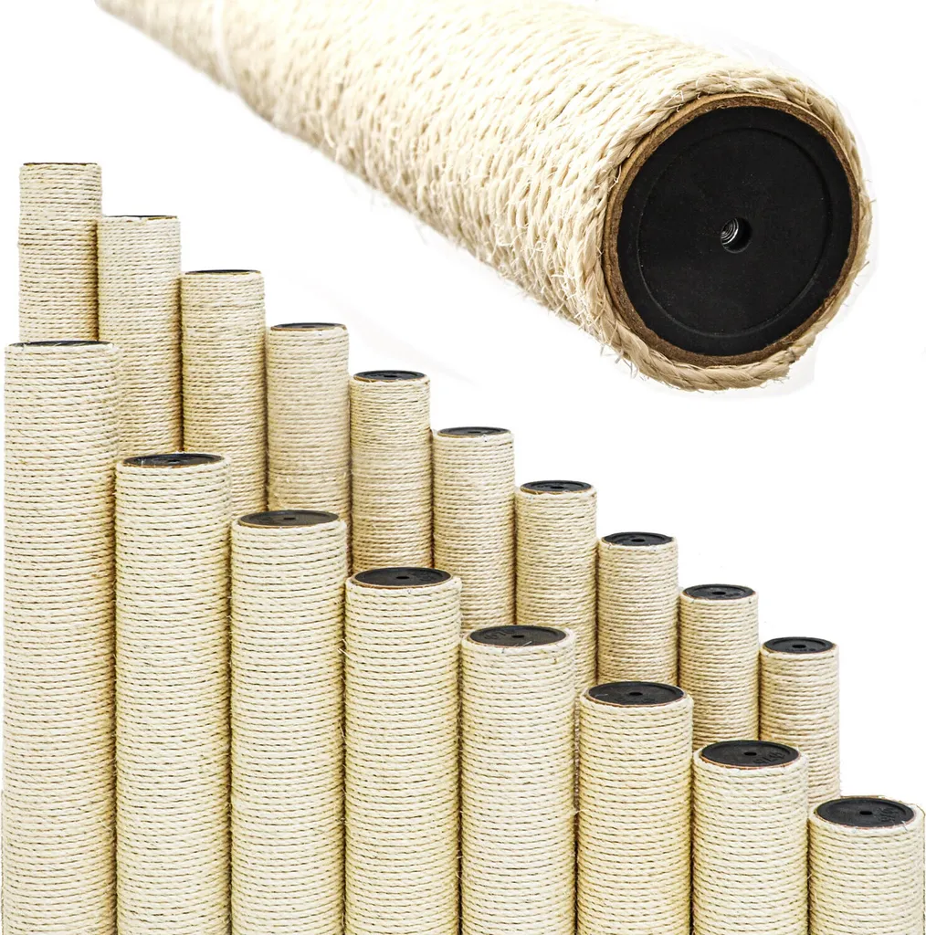 Palo Ricambio Tiragraffi M8 Sisal 30cm Ø 9,2cm - Rigenera il suo Gioco