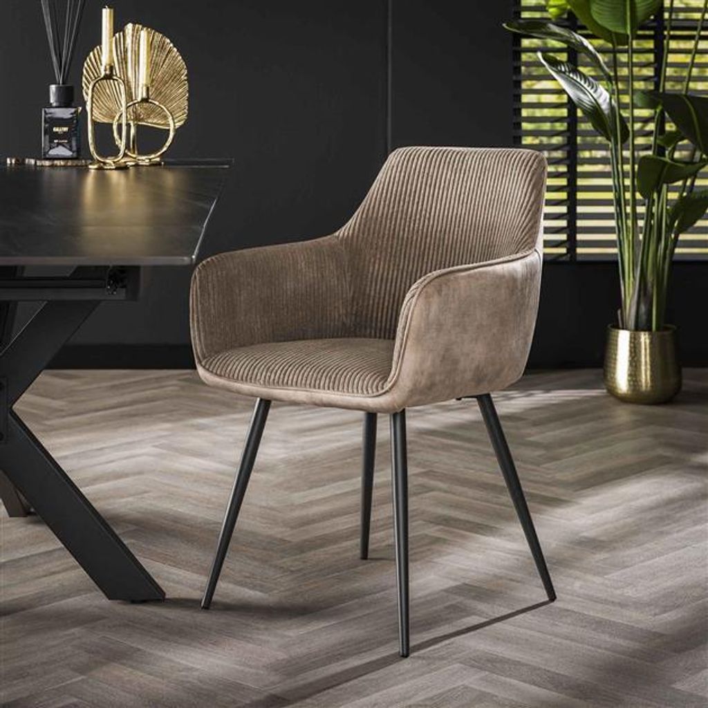 Hoyz-Kollektion – Sessel Rib 2-teilig – Farbe Rock Sand Produktbild 