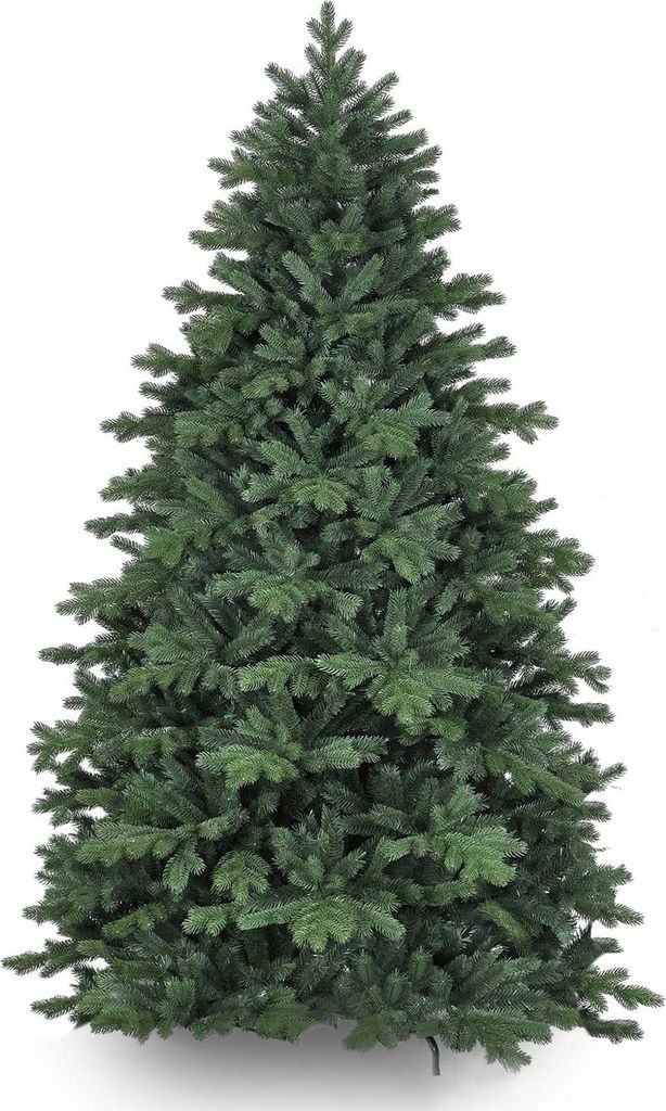 Künstlicher Weihnachtsbaum DELUXE Bernard 270cm, Tannenbaum Christbaum Kunstbaum Dekobaum mit Metallständer