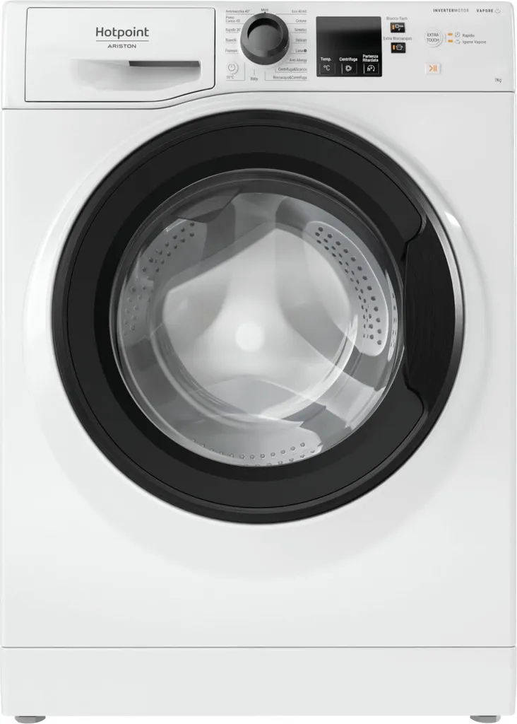 Machine à laver frontale 7 kg Hotpoint NF746WK IT 1400 RPM Blanc pur