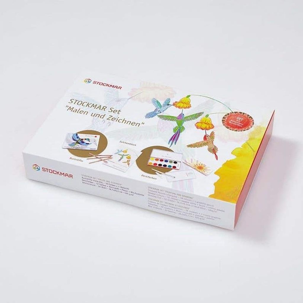 Stockmar Set "Malen und Zeichnen" 3-eckig 100%