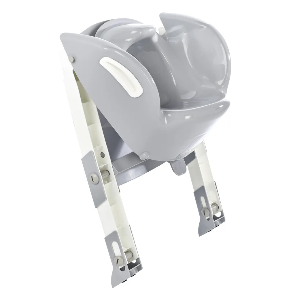 Réducteur WC ThermoBaby KIDDYLOO Gris - Siège de Toilette Bébé Ergonomique
