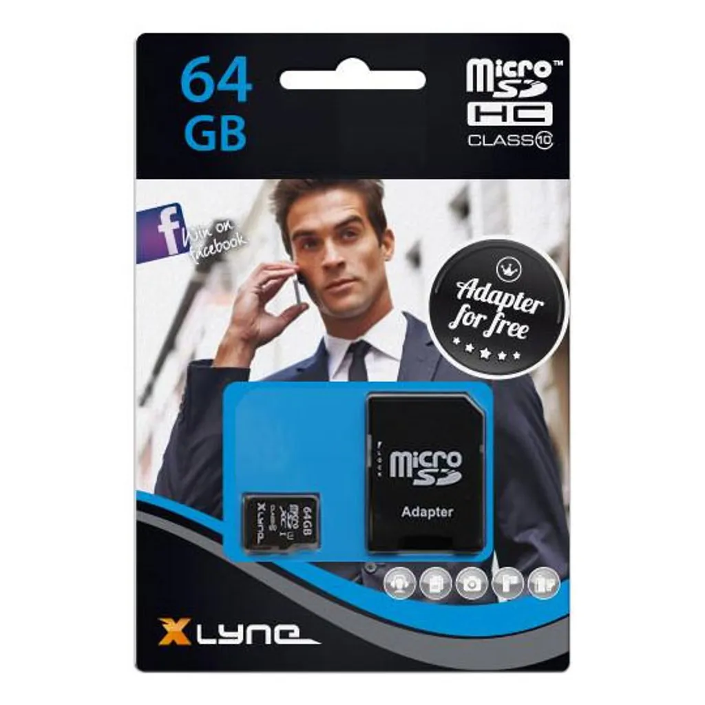 Scheda MicroSDHC Xlyne 64GB Classe 10 - Massima Capacità per i tuoi Media