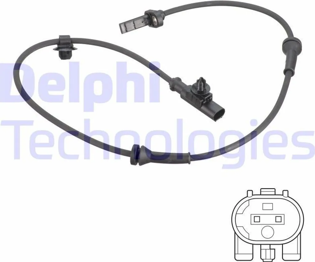 Capteur de vitesse de roue DELPHI SS20786 pour Aygo et C1 OE B000698080