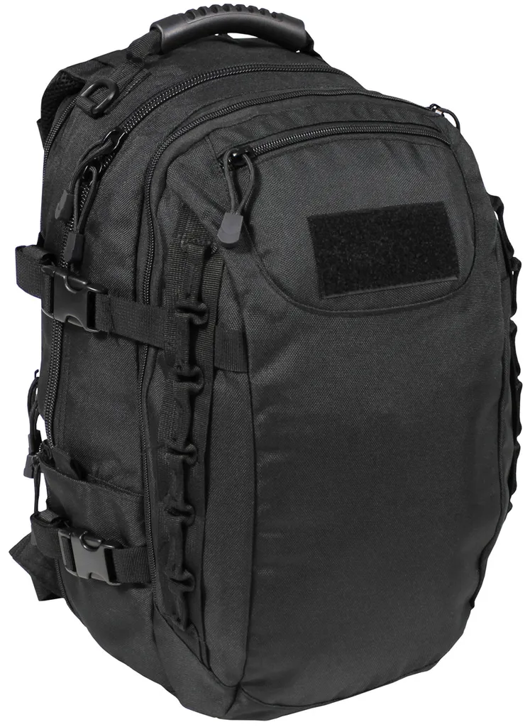 Sac à dos tactique noir MFH Action pour survie et sorties bushcraft