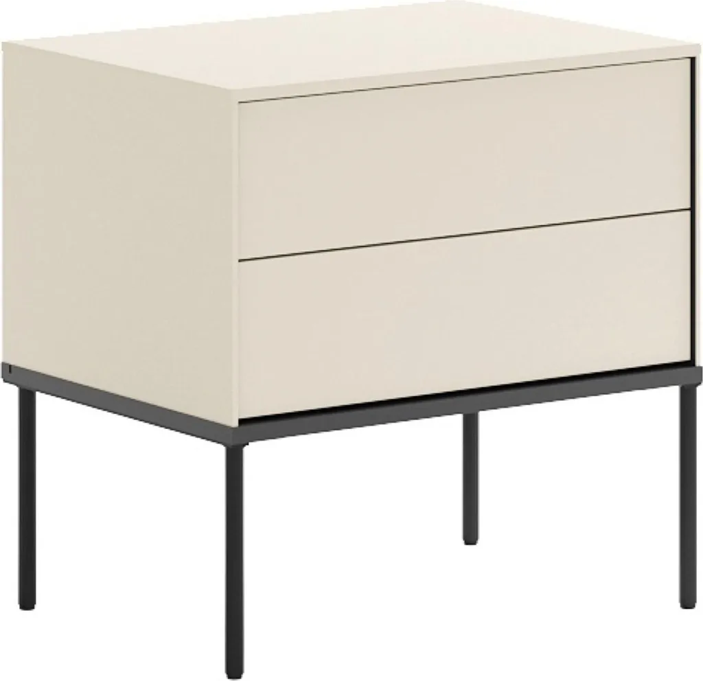 Table de nuit crème de 56 cm Selsey Bellezo pour optimiser le lit