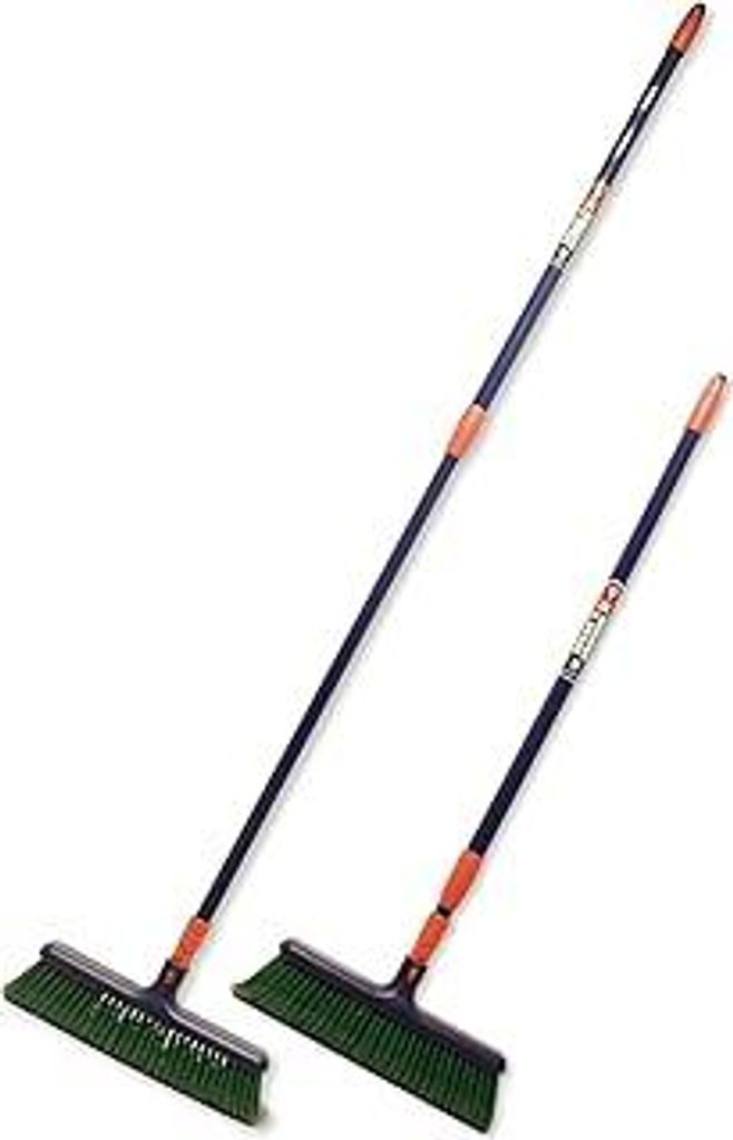 Spear & Jackson 4865RB Teleskopstiel-Krallenbesen für Kunstrasen