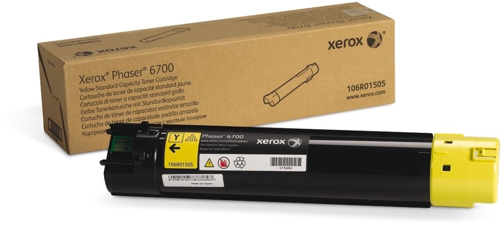 XEROX SUPPL Toner/Standard Cartridge Yellow (106R01505)