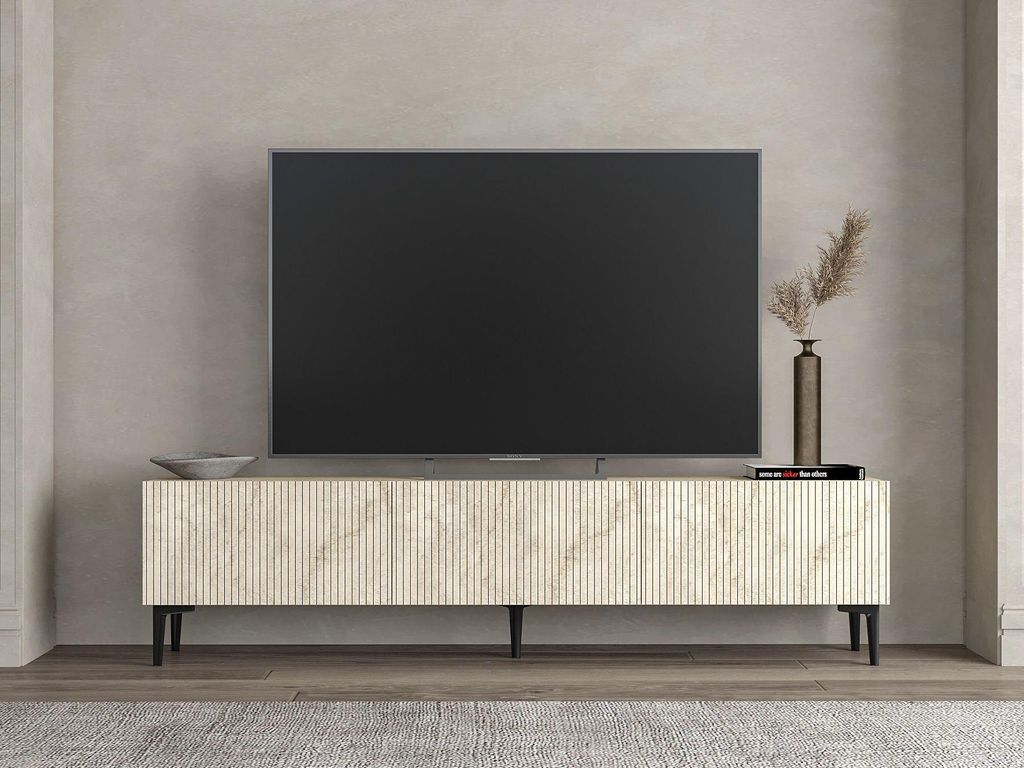 Skye Decor, Oscar - Travertine, TV stolík, travertín, 100 % Obrázok produktu 