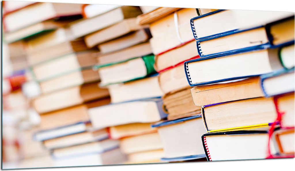 Herdabdeckplatte Glaskeramikkochfeld-Abdeckung Spritzschutz Glas 90x52 Bücher