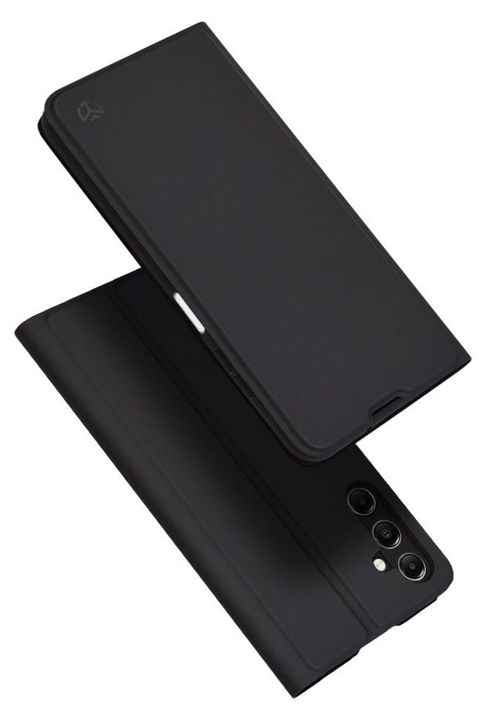 Techsuit Magskin Book Wallet Klapphülle für Samsung Galaxy A05s - Schwarz