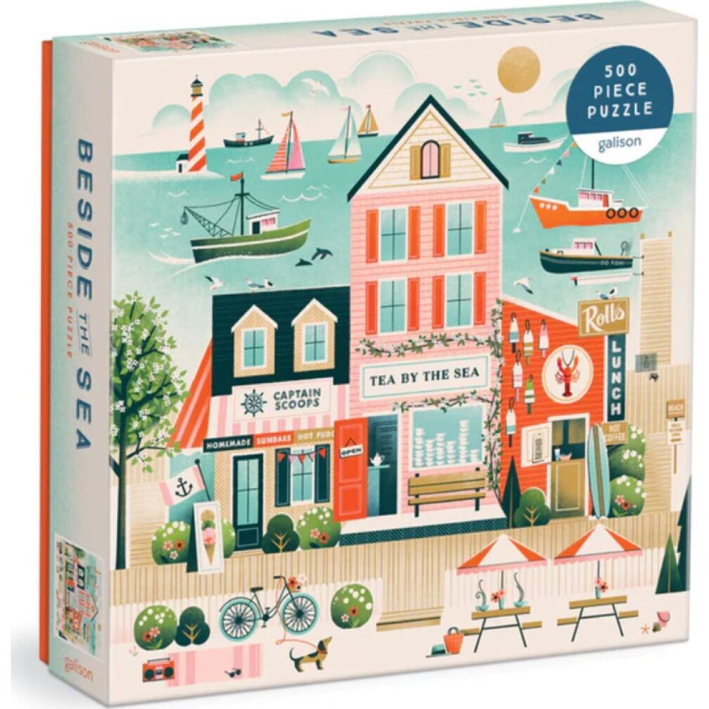 Beside The Sea 500 Piece Puzzle – Lingua: Inglese Immagine del prodotto 