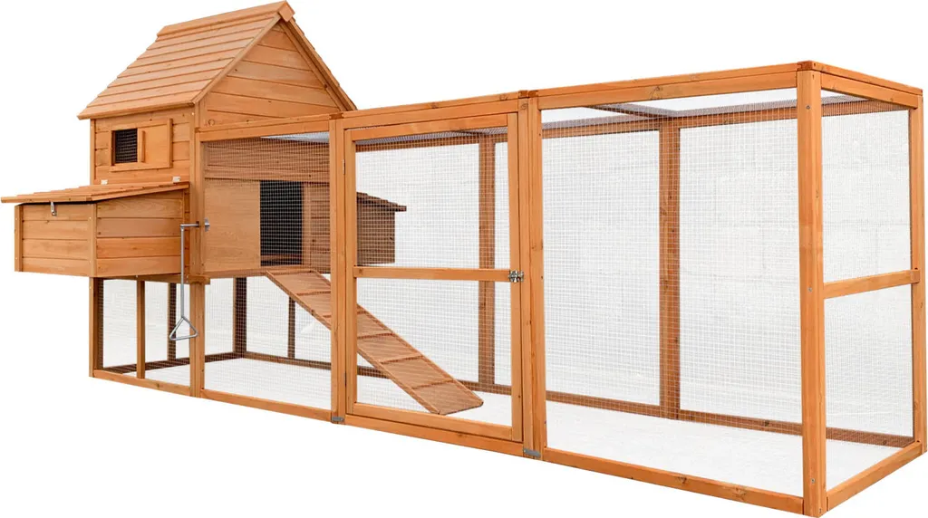 Poulailler de Jardin 310 cm : Abri Spacieux pour Récolter des Oeufs
