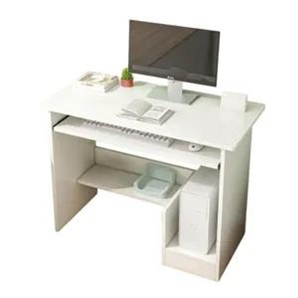 Computer Schreibtisch Tisch weiß Jugend modern mit Produktbild 