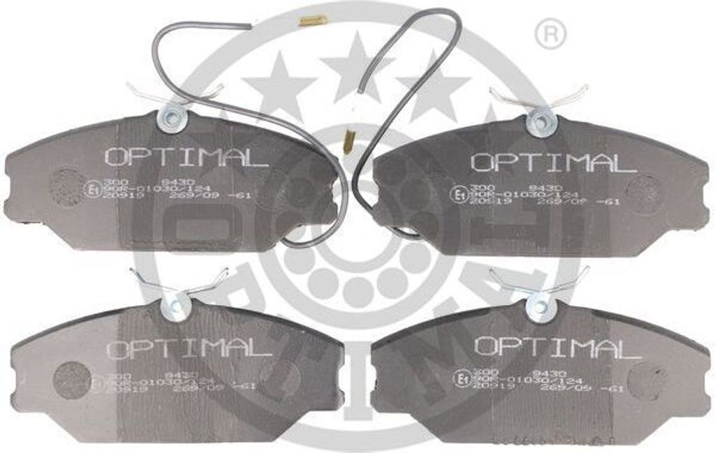 OPTIMAL Bremsbeläge Bremsklötze VORNE mit Warnkontakt 9430