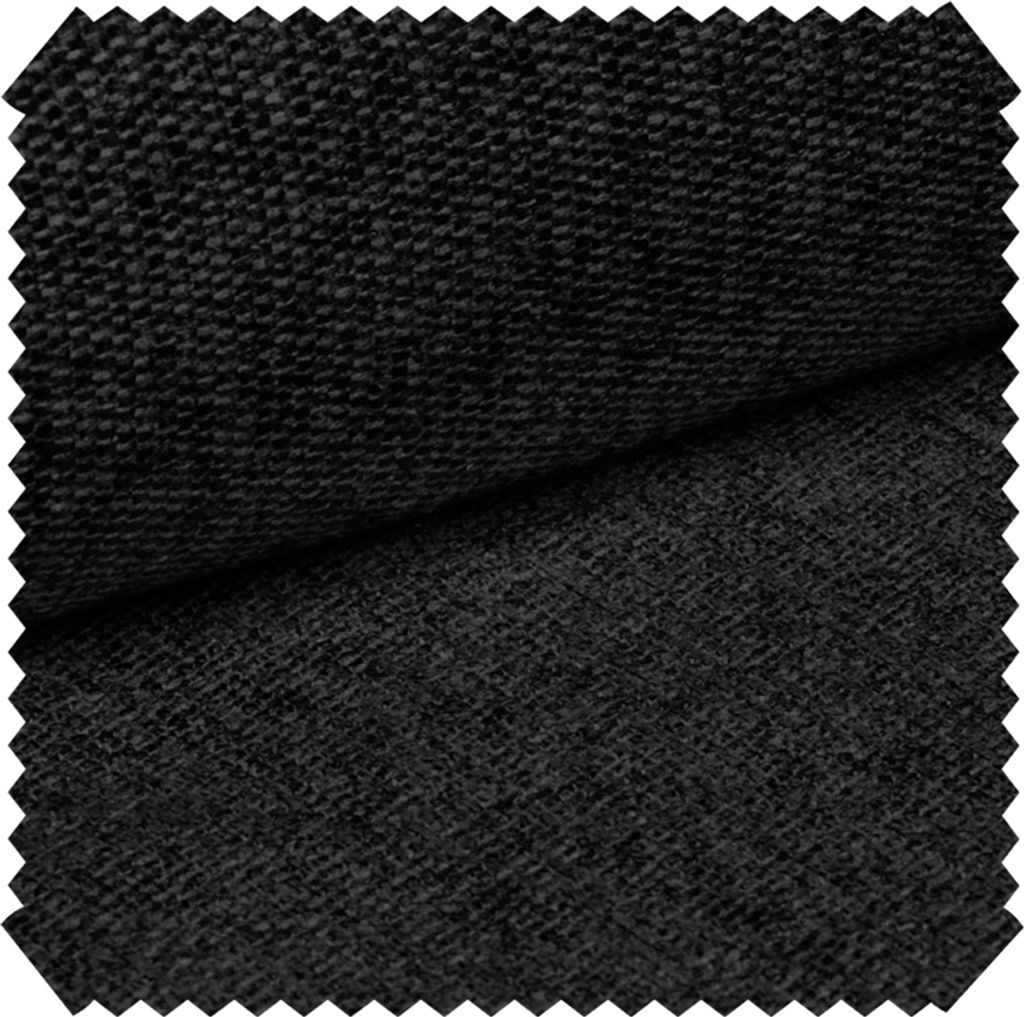 novely TORINO - UV-Beständiger Möbelstoff - Melierter Polsterstoff mit Lotus-Effek - Pflegeleichte Meterware 1lfm - Farbe: 16 Anthrazit