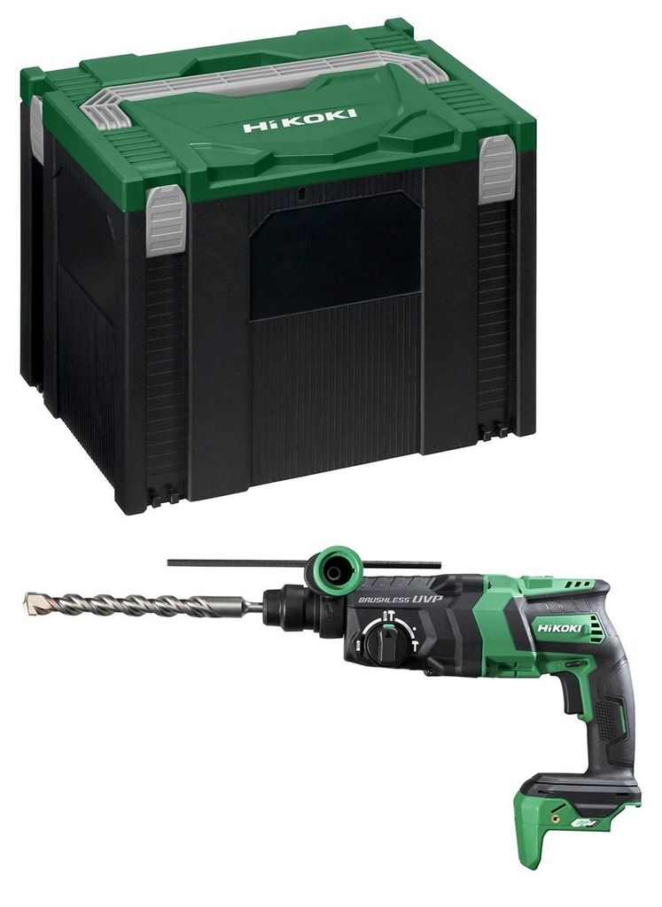 Hikoki DH36DPE W2Z, SDS Plus, zwart, groen, borstelloos, Productafbeelding 