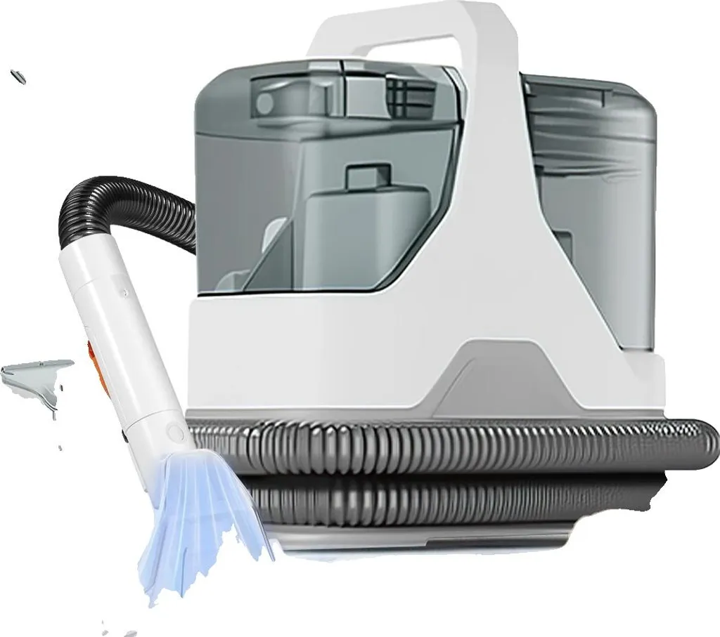 Nettoyeur de textile portable pour canapé et siège auto blanc prise UE