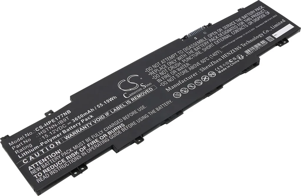 Batterie de Rechange pour HP Envy 17-CR0000NB et Série 17-CR0000 55Wh