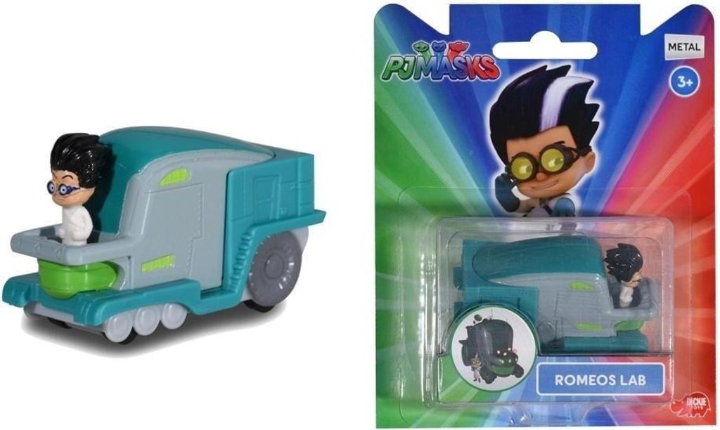 PJ Masks Vozidlo s figurkou Romeo s laboratoří. Obrázek produktu 