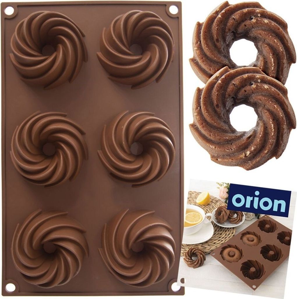 Orion Silikonform Backform für Kekse Cookies 28x17x3 cm
